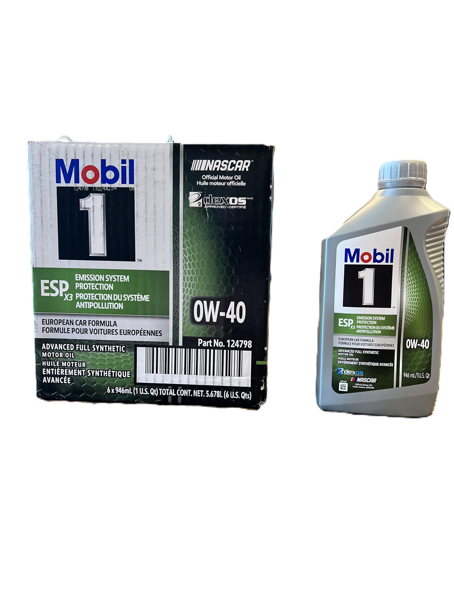 Mobil 1 ESP X3 0W-40 Motor Oil (6 Quarts)