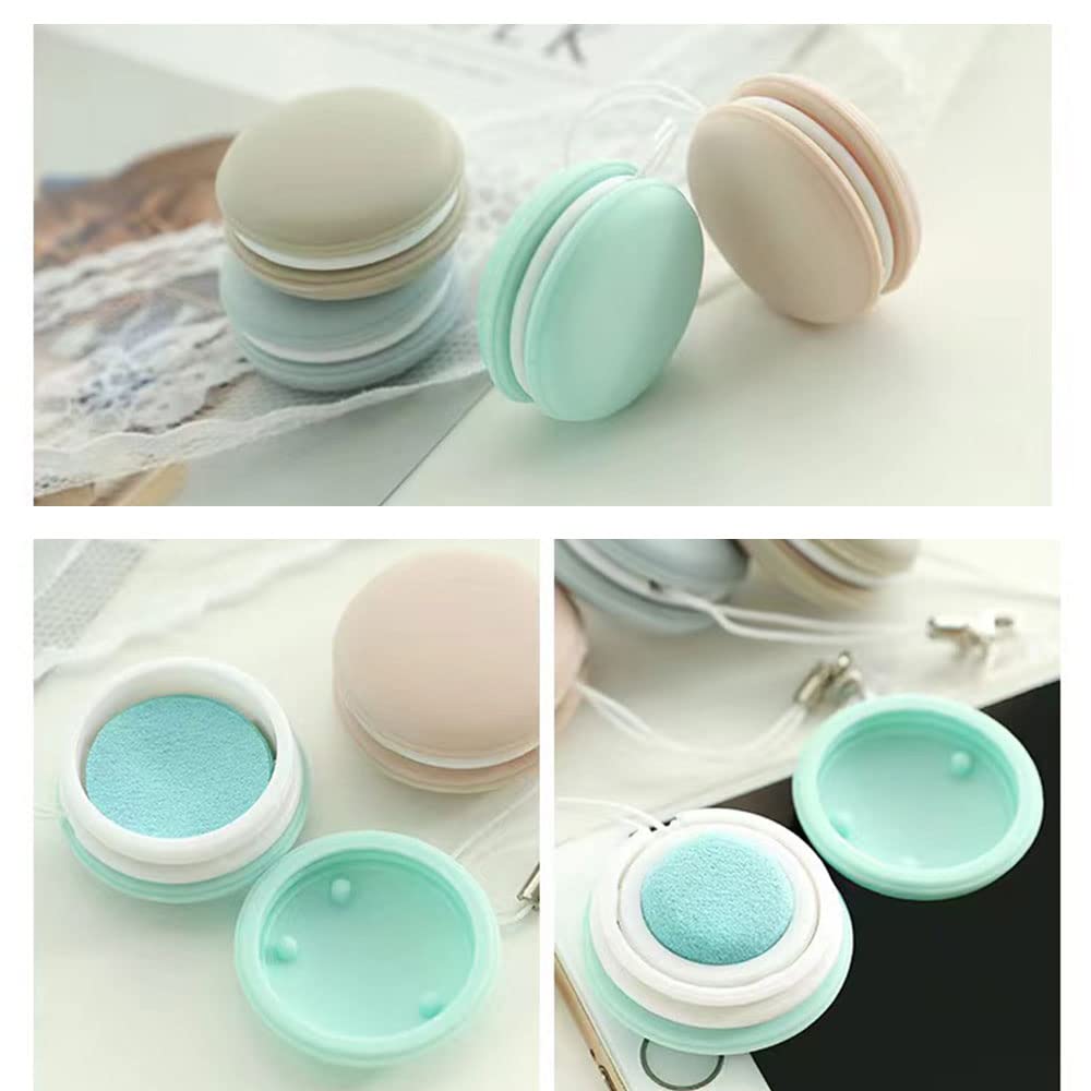 Macaron Mobile Phone Screen Cleaning, Creative Macaron Shape Mobile Phone Screen Wipe Pendant, Portable Keychain Smartphone Screen Cleaner Cell Phone Cleaning Wipes Touch Screen Wipes (4 Pcs/Set)