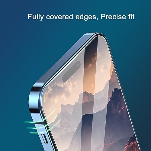 Ailun Glass Screen Protector for iPhone 15 Plus/iPhone 15 Pro Max [6.7 Inch] Display 3 Pack Tempered Glass, Sensor Protection, Dynamic Island Compatible, Case Friendly