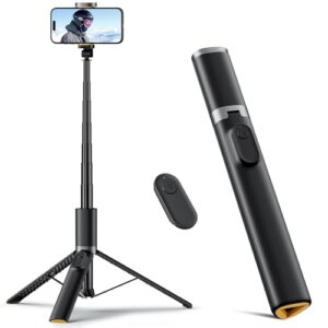 todi 63" phone tripod, tripod for iphone & portable selfie stick tripod with remote, phone tripod stand for video recording, travel tripod for cell phone tripod compatible with iphone 15/14/13/android