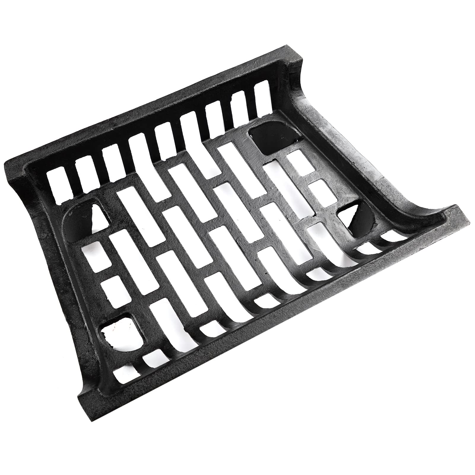 AGTEK Fireplace Grate 18 inch Cast Iron Fire Place Grates Heavy Duty Wood Stove Chimney Burning Rack Holder