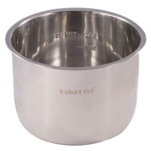 Instant Pot Stainless Steel Inner Cooking Pot Mini 3-Qt, Polished Surface, Rice Cooker, Stainless Steel Cooking Pot