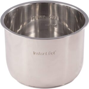 Instant Pot Stainless Steel Inner Cooking Pot Mini 3-Qt, Polished Surface, Rice Cooker, Stainless Steel Cooking Pot