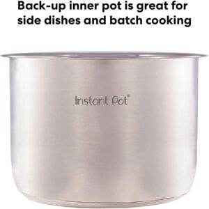 Instant Pot Stainless Steel Inner Cooking Pot Mini 3-Qt, Polished Surface, Rice Cooker, Stainless Steel Cooking Pot