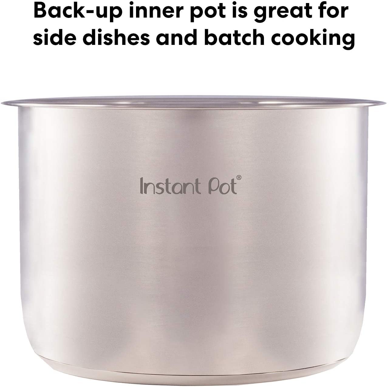 Instant Pot Stainless Steel Inner Cooking Pot Mini 3-Qt, Polished Surface, Rice Cooker, Stainless Steel Cooking Pot