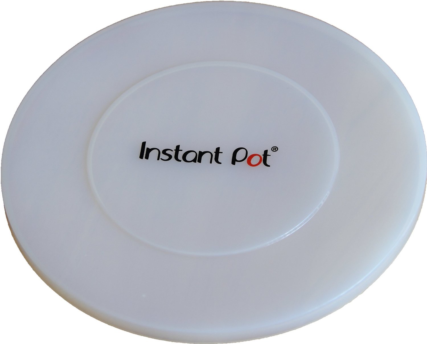 Instant Pot Silicone Lid, 9.8-In, 5-Qt & 6-Qt Pot Lid, From the Makers of Instant Pot, Reusable Silicone Lid for Bowl and Food Cover, Microwave Cover for Food, Transparent White