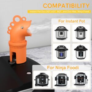 OTOmitra Steam Release Diverter Accessory, Instant Pot Steam Diverter, Pressure Cooker Accessories For Instant Pot Compatible With Ninja Foodi/Instant Pot Duo 3qt/6qt/8qt/Duo Max