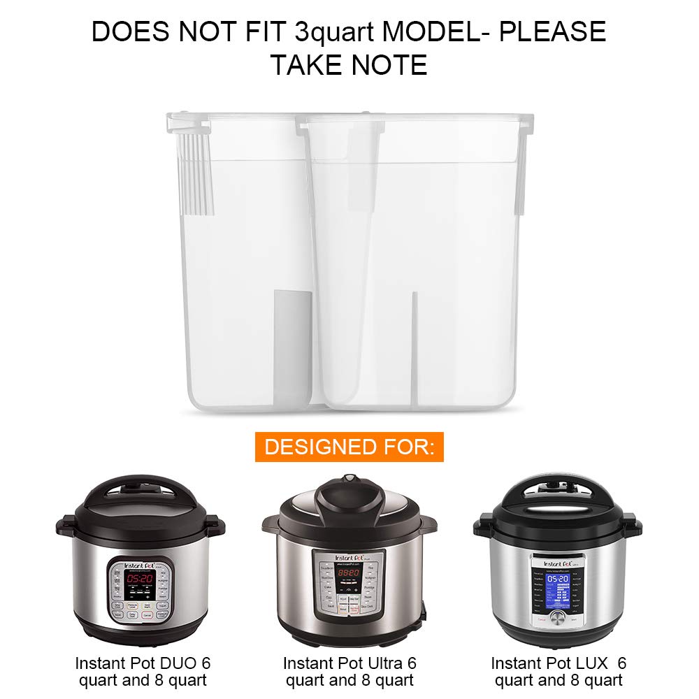 Original Condensation Collector for Instant Pot 5, 6, 8 Quart Duo, Duo Plus, Ultra, Lux, Smart 2 - Pack