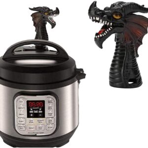 Fire-Breathing Dragon Steam Diverter, Steam Release Accessory, Kitchen Cupboards/Cabinets Savior, Universal Pressure Valve for Instant Pot or Pressure Cooker