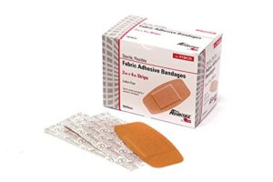 proadvantage - tm80759 p150125 flexible large adhesive bandages 2" x 4" (pack of 50)