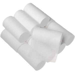 Gauze Rolls White Gauze Bandages for First Aid Wound Care and Medical Supplies Breathable Gauze Packets Latex Free Stretchable 3.1" x 6.5 Yard 12 Rolls