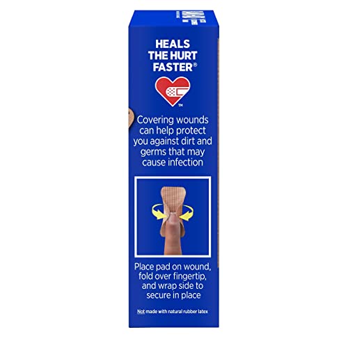 BAND-AID Brand Flexible Fabric Bandages Knuckle & Fingertip, 20 Count (Pack of 2)