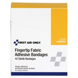 First Aid Only - G126 Fingertip Fabric Bandage, 40 Count