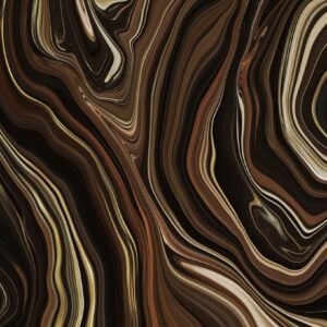 Black Brown Liquid Abstract Marble Area Rug for Living Room Bedroom Modern Lux Waves Diningroom Carpet Washable Soft Thick Home Office Floor Rug Indoor Outdoor Runners 2x6