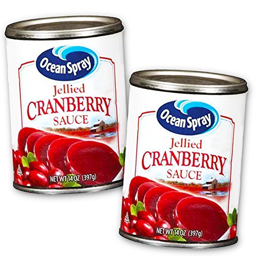 Ocean Spray Cranberry Sauce Value Pack -- 2 Cans (28 Oz Total, Jellied Cranberry Sauce)