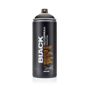 Montana Cans Montana Black 400ml Color, Spray Paint, 400_ml, 13.52 Fl Oz (Pack of 1)