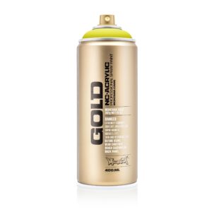 Montana Cans GOLD Spray Paint, 400ml, Poison Light