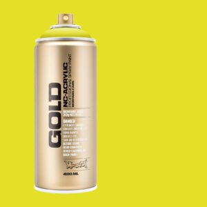 Montana Cans GOLD Spray Paint, 400ml, Poison Light