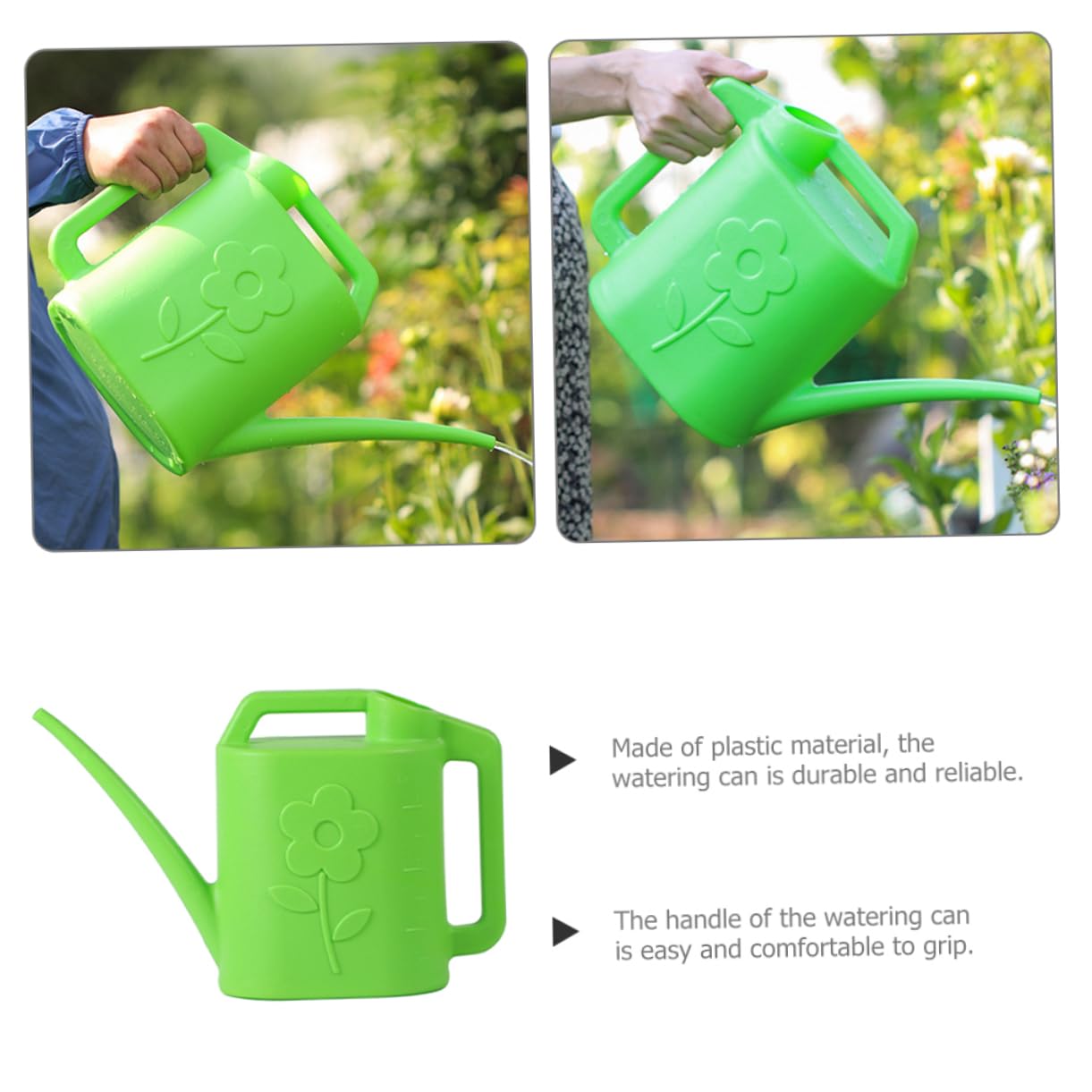 Happyyami Outdoor Watering Pot Garden Sprinkler Can Home Watering Can Watering Kettles Long Spout Watering Can Watering Can Plant Watering Cans Sprinklers Portable Plastic