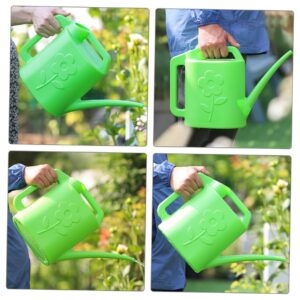 Happyyami Outdoor Watering Pot Garden Sprinkler Can Home Watering Can Watering Kettles Long Spout Watering Can Watering Can Plant Watering Cans Sprinklers Portable Plastic