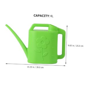 Happyyami Outdoor Watering Pot Garden Sprinkler Can Home Watering Can Watering Kettles Long Spout Watering Can Watering Can Plant Watering Cans Sprinklers Portable Plastic