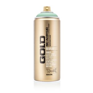 montana cans gold spray paint, 400ml, malachite light, mxg-g6120