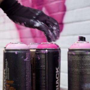 Montana Cans BLACK Spray Paint, 400ml, Cardinal, 400_ml (MXB-3062)