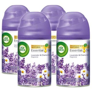 air wick automatic air freshener spray refill, 1ct, lavender & chamomile, odor neutralization, essential oils