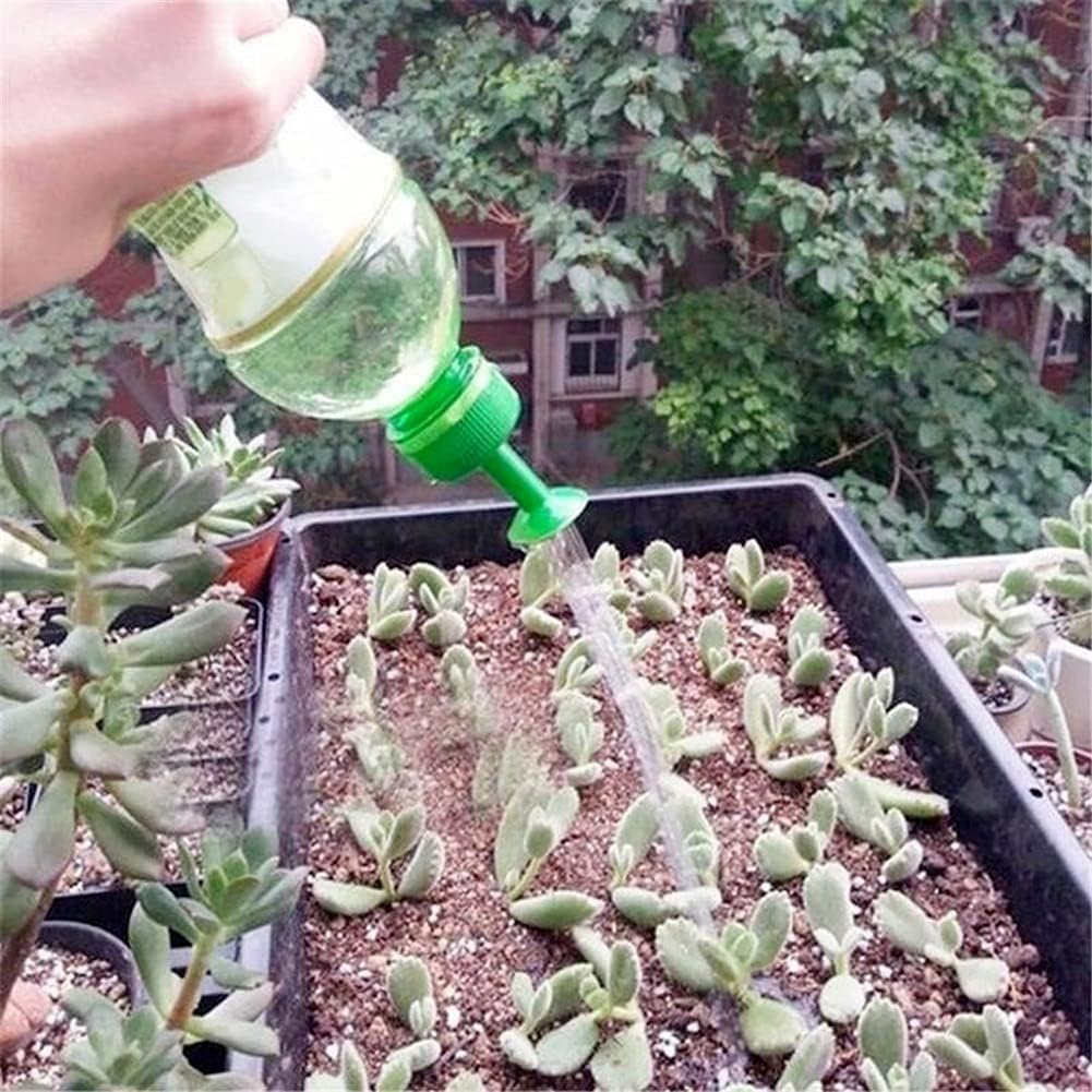 3pcs Portable Bottle Top Sprinkler Gardening Plant Watering Attachment Spray-Head Soft Drink Bottle Water Can Top Waterers Seedling Irrigation Equipment