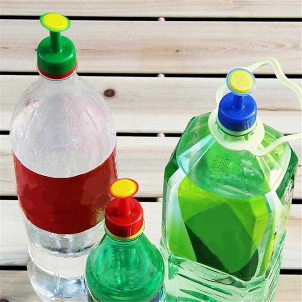 3pcs Portable Bottle Top Sprinkler Gardening Plant Watering Attachment Spray-Head Soft Drink Bottle Water Can Top Waterers Seedling Irrigation Equipment