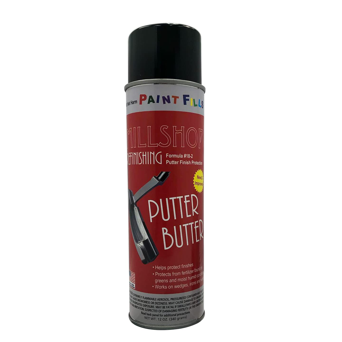 Putter Butter - 12oz Spray Can - Golf Club Finish Protector - Protect Your Investment