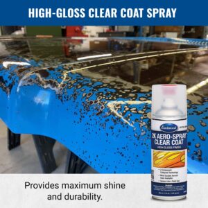 Eastwood 2k Paint Aerosol Spray Automotive with Long-lasting and Durable Finish 12 Oz Can | Clear Coat