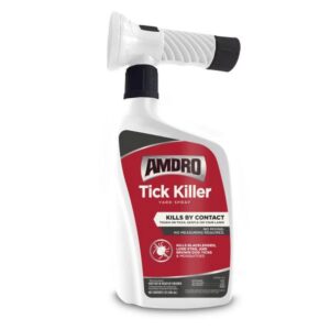 amdro 100546786 tick killer yard spray rts, clear