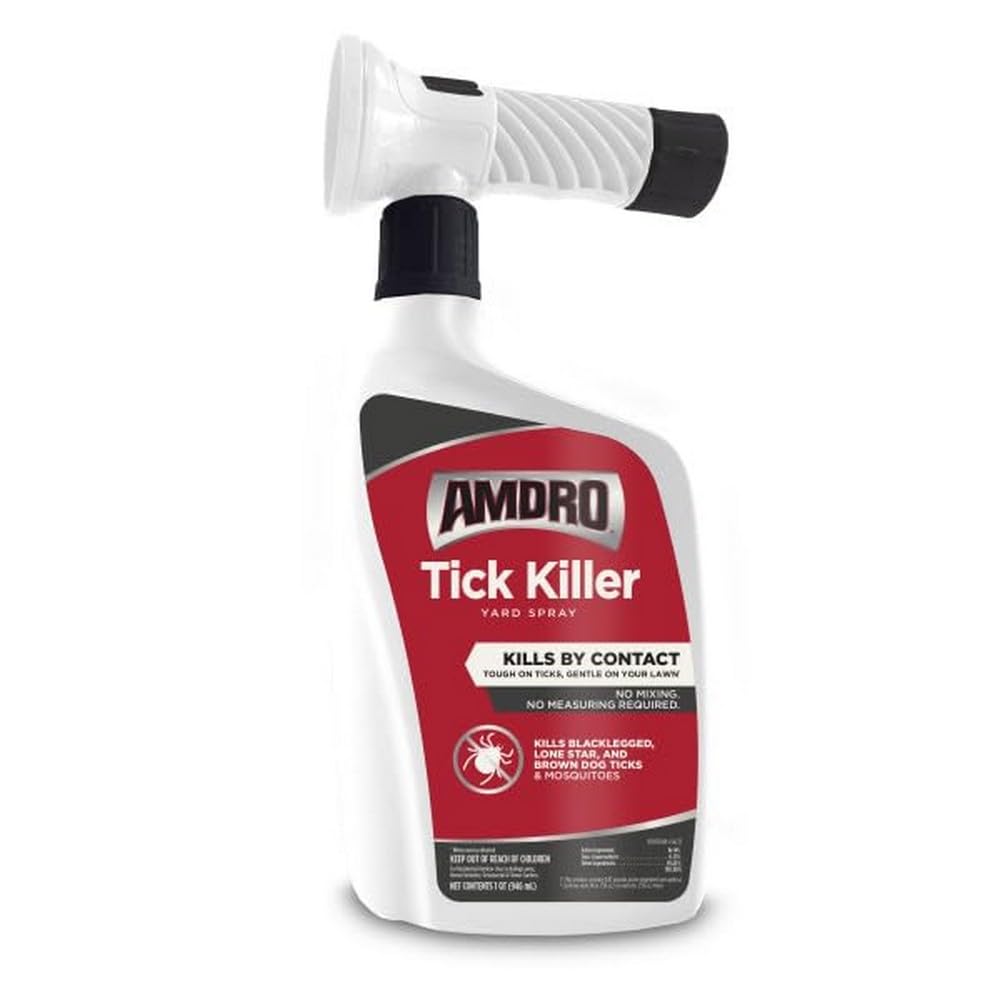 Amdro 100546786 Tick Killer Yard Spray RTS, Clear