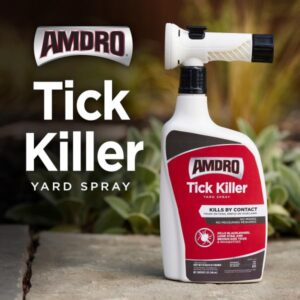 Amdro 100546786 Tick Killer Yard Spray RTS, Clear