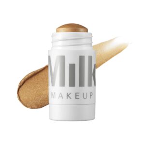 Milk Makeup Highlighter, Strobe (Gold) - 0.21 oz - Dewy Cream Highlighter Stick - Blendable & Buildable - 1,000 Swipes in Every Stick - All Skin Types - Vegan, Talc Free & Cruelty Free