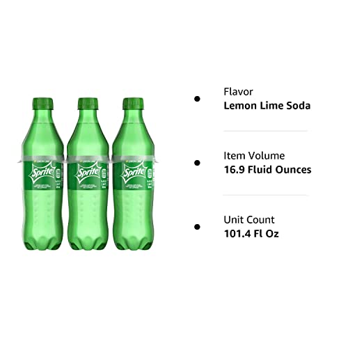 Sprite, 16.9 fl oz, 6 Pack