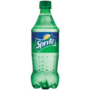 Sprite, Lemon-Lime Soda, Natural Flavors, 20 Fl Oz Bottle (Pack of 8, Total of 160 Oz)