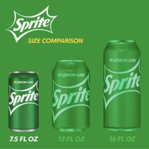 Sprite Mini-Cans, 7.5 fl oz (Pack of 24) by Sprite