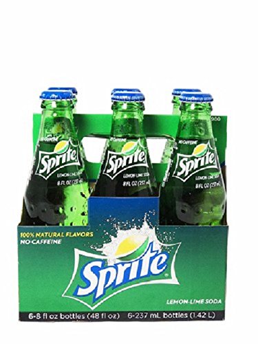 Sprite 8oz Glass Bottles 4-6 Packs (24 Bottles) Sprite