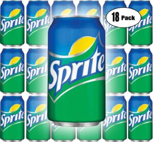 sprite, lemon-lime soda, 12 fl oz can (pack of 18, total of 216 oz)