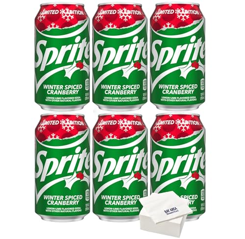 Sprite 12 oz. can (Pack of 6) (Winter Spiced Cranberry 6pk.)