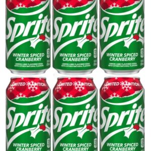 Sprite 12 oz. can (Pack of 6) (Winter Spiced Cranberry 6pk.)