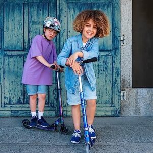 Micro Kickboard | Sprite LED | 2 Wheeled | Fold-to-Carry | Lightweight Swiss-Designed Micro Scooter | Light-Up Wheels| Children and Teens, Ages 6+