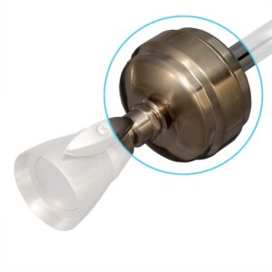 sprite industries universal shower filter in brushed nickel