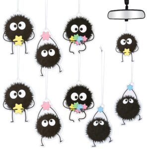 C1krint Anime Cute Soot Sprites Car Air Fresheners (8pcs)