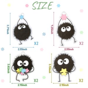 C1krint Anime Cute Soot Sprites Car Air Fresheners (8pcs)