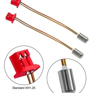 TIKSCIENCE Extruder Thermistor Temperature Sensor NTC 100K 3950 Fit for Sprite Extruder Pro FDM Ender 3 S1 CR10 Smart Pro Ender 3 SI Pro Sermoon V1 Pro 3D Printer, Red, 300℃