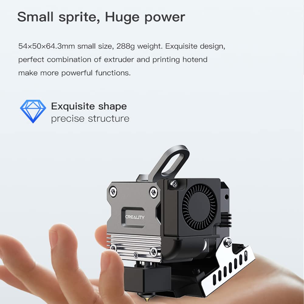 Official Direct Drive Extruder Kit,New Sprite Extruder Pro Upgrade Kit for Creality Ender 3/Ender 3 V2/Ender 3 Pro/Ender 3 S1/CR-10 Smart Pro 3D Printers，Support 1.5mm Filament