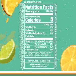 Sparkling Ice, Lemon Lime Sparkling Water, Zero Sugar Flavored Water, with Vitamins and Antioxidants, Low Calorie Beverage, 17 Fl Oz (Pack of 12)